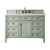 James Martin Furniture Brittany 48'' Sage Green Single Vanity w/ 3cm (1-3/8'') Thick White Zeus Quartz Top