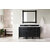 James Martin Furniture Brittany 60'' Single Vanity in Black Onyx w/ 3cm (1-3/8'') Thick White Zeus Quartz Top