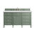 James Martin Furniture Brittany 60'' Single Vanity in Smokey Celadon with 3cm (1-3/8'' ) Thick Ethereal Noctis Top and Rectangle Undermount Sink