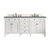 James Martin Furniture Brittany 72''  Double Vanity in Bright White with 3cm (1-3/8'' ) Thick Cala Blue Quartz Top and Rectangle Undermount Sinks