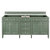 James Martin Furniture Brittany 72''  Double Vanity in Smokey Celadon, Base Cabinet Only