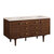 James Martin Furniture Amberly 60'' Double Vanity in Mid-Century Walnut with 3cm (1-3/8'') Thick Eternal Marfil Top and Rectangle Undermount Sinks