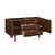 James Martin Furniture Amberly 60'' Double Vanity in Mid-Century Walnut, Base Cabinet Only
