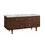 James Martin Furniture Amberly 72'' Double Vanity in Mid-Century Walnut with 3cm (1-3/8'') Thick Ethereal Noctis Top and Rectangle Undermount Sinks