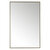James Martin Furniture Rohe 26'' W x 40'' H Wall Mounted Mirror with Champagne Brass Frame