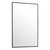 James Martin Furniture Rohe 26'' W x 40'' H Wall Mounted Mirror with Matte Black Frame