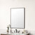James Martin Furniture Rohe 30'' W x 40'' H Wall Mounted Mirror with Matte Black Frame