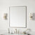 James Martin Furniture Rohe 36'' W x 42'' H Wall Mounted Mirror with Champagne Brass Frame