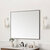 James Martin Furniture Rohe 48'' W x 40'' H Wall Mounted Mirror with Matte Black Frame