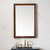 James Martin Furniture Glenbrooke 26'' W x 40'' H Wall Mounted Rectangle Mirror with Mid-Century Walnut Frame