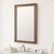 James Martin Furniture Glenbrooke 26'' W x 40'' H Wall Mounted Rectangle Mirror with Whitewashed Walnut Frame