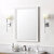 James Martin Furniture Glenbrooke 30'' W x 40'' H Wall Mounted Rectangle Mirror with Bright White Frame
