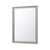 James Martin Furniture Glenbrooke 30'' W x 40'' H Wall Mounted Rectangle Mirror with Urban Gray Frame