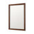 James Martin Furniture Glenbrooke 30'' W x 40'' H Wall Mounted Rectangle Mirror with Mid-Century Walnut Frame