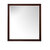 James Martin Furniture Glenbrooke 36'' W x 40'' H Wall Mounted Rectangle Mirror with Burnished Mahogany Frame