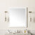 James Martin Furniture Glenbrooke 36'' W x 40'' H Wall Mounted Rectangle Mirror with Bright White Frame