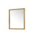 James Martin Furniture Glenbrooke 36'' W x 40'' H Wall Mounted Rectangle Mirror with Light Natural Oak Frame