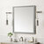 James Martin Furniture Glenbrooke 36'' W x 40'' H Wall Mounted Rectangle Mirror with Urban Gray Frame
