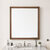 James Martin Furniture Glenbrooke 36'' W x 40'' H Wall Mounted Rectangle Mirror with Whitewashed Walnut Frame