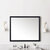 James Martin Furniture Glenbrooke 48'' W x 40'' H Wall Mounted Rectangle Mirror with Black Onyx Frame