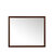 James Martin Furniture Glenbrooke 48'' W x 40'' H Wall Mounted Rectangle Mirror with Burnished Mahogany Frame