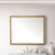 James Martin Furniture Glenbrooke 48'' W x 40'' H Wall Mounted Rectangle Mirror with Light Natural Oak Frame
