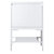James Martin Furniture Milan 23-5/8'' W Single Vanity Cabinet in Glossy White and Glossy White Metal Base Only (No Top)