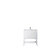 James Martin Furniture Milan 31-1/2'' W Single Vanity Cabinet, Glossy White, Glossy White with Glossy White Composite Top, 31-1/2''  W x 18-1/8''  D x 36''  H
