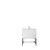 James Martin Furniture Milan 31-1/2'' W Single Vanity Cabinet, Glossy White, Matte Black with Glossy White Composite Top, 31-1/2''  W x 18-1/8''  D x 36''  H