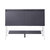 James Martin Furniture Milan 47-5/16'' W Single Vanity Cabinet in Modern Grey Glossy and Glossy White Metal Base Only (No Top)