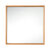 James Martin Furniture Milan 35-3/8'' W x 35-3/8'' H Square Cube Wall Mounted Mirror in Natural Ash Frame