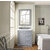 James Martin Furniture De Soto 30'' Silver Gray w/ White Zeus Top Front View