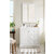 James Martin Furniture De Soto 36'' Bright White w/ White Zeus Top Front View