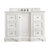 James Martin Furniture De Soto 48'' Single Vanity in Bright White with 3cm (1-3/8'' ) Thick Ethereal Noctis Quartz Top and Rectangle Undermount Sink