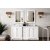 James Martin Furniture Bright White w/ Arctic Fall Top Front View