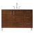 James Martin Furniture Metropolitan 48'' Single Vanity in American Walnut w/ 3cm (1-3/8'') Thick White Zeus Quartz Top