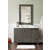 James Martin Furniture Metropolitan 48'' Silver Oak w/ White Zeus Top Front View