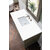 James Martin Furniture Metropolitan 48'' Silver Oak w/ White Zeus Top Angle View