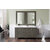 James Martin Furniture Metropolitan 60'' Silver Oak w/ White Zeus Top Front View