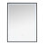 James Martin Furniture Tampa 23-5/8'' W x 31-1/2'' H Rectangular LED Wall Mounted Mirror in Matte Black Frame
