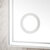 James Martin Furniture Tampa 29-1/2'' W x 39-3/8'' H Rectangular LED Wall Mounted Mirror in Glossy White Frame