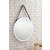 James Martin Furniture Annapolis 27-5/8'' Diameter Round Anti-Fogging LED Wall Mounted Mirror with Brushed Nickel Frame