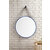 James Martin Furniture Annapolis 27-5/8'' Diameter Round Anti-Fogging LED Wall Mounted Mirror with Matte Black Frame