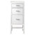 James Martin Furniture Addison 15'' W Base Cabinet with 3 Drawers, Glossy White and 3cm (1-3/8'') Thick Eternal Jasmine Pearl Quartz Top