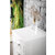 James Martin Furniture Addison 15'' Glossy White w/ White Zeus Top View