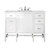 James Martin Furniture Addison 48'' Single Vanity Cabinet in Glossy White with 3cm (1-3/8'' ) Thick Ethereal Noctis Top and Rectangle Undermount Sink