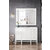 James Martin Furniture Addison 48'' Glossy White w/ White Zeus Top Front View