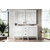 James Martin Furniture Addison 60'' Glossy White w/ White Zeus Top Front View