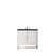 James Martin Furniture Athens 36'' W Single Vanity Cabinet, Glossy White, w/ 3cm (1-3/8'') Thick Charcoal Soapstone Quartz Top