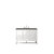 James Martin Furniture Athens 48'' W Single Vanity Cabinet, Glossy White, w/ 3cm (1-3/8'') Thick Grey Expo Quartz Top